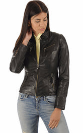Women Genuine Leather Jacket WJ 06